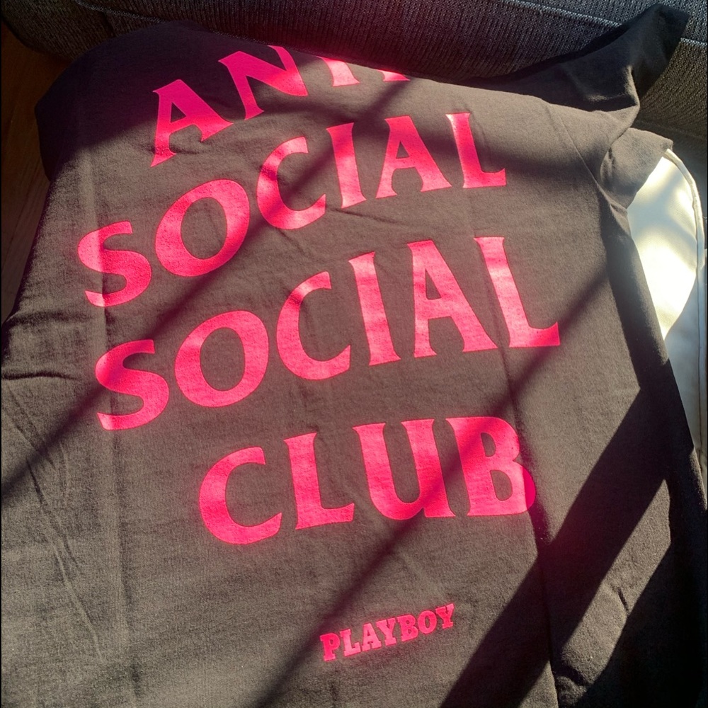 Black Anti Social Social Club x Playboi Tee